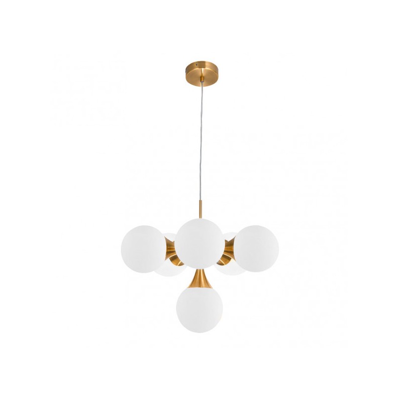 Lámpara Frey oro 6xLED E-14 Fabrilamp